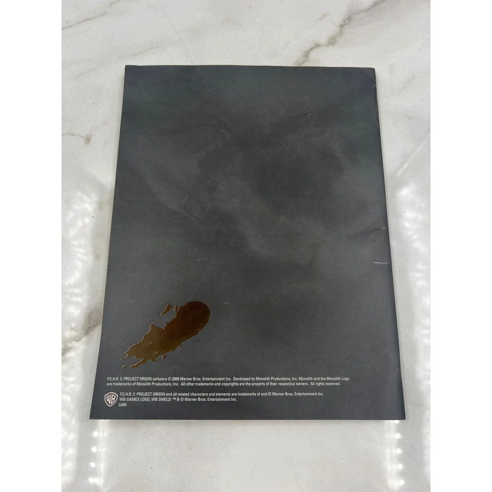 FEAR 2 Project Origin Armacham Assessment Briefing Manual Video Game Collectible
